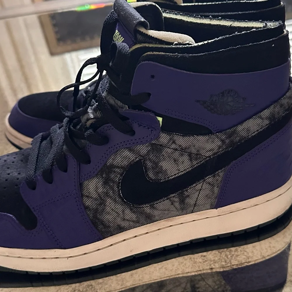 Jordan Athletic Shoes - Purple and Black